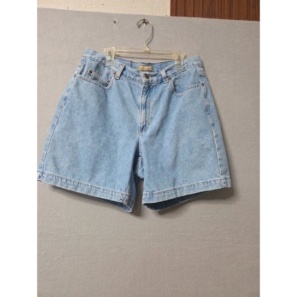 Vintage Liz Claiborne Lizwear Light Wash Denim High Waisted Shorts